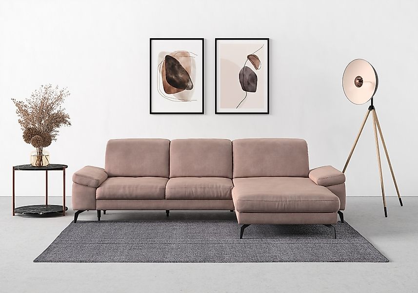 sit&more Ecksofa "Cabana L-Form" Recamiere, wahlweise mit Sitztiefen-, Arml günstig online kaufen