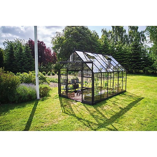 Halls Gewächshaus Icon 8 Schwarz 9,7 m² günstig online kaufen