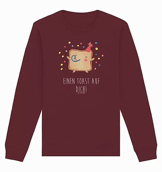 Mr. & Mrs. Panda Longpullover Größe XL Toast Party - Burgundy - Geschenk, E günstig online kaufen