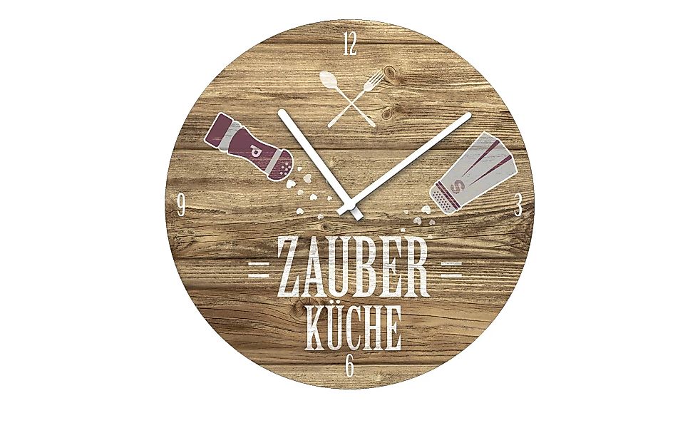 Glasuhr rund  Zauberküche - Dekoration > Uhren & Wetterstationen - Möbel Kr günstig online kaufen
