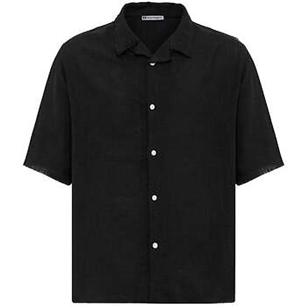 Dandalo  Hemdbluse Leon Oversize Lapel Collar Short Sleeve Shirt günstig online kaufen