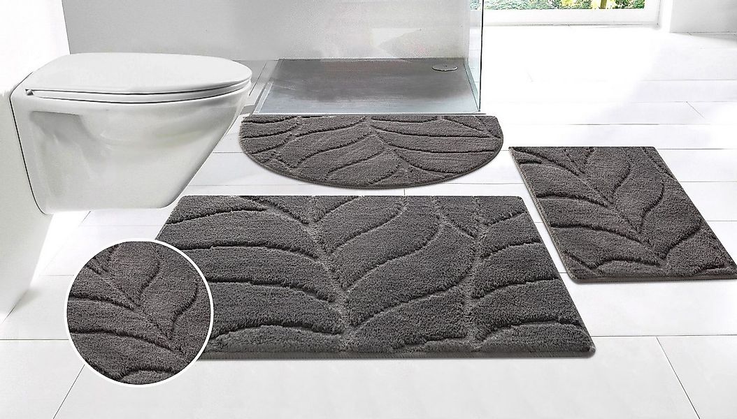 OTTO home Badematte Epense, Badvorleger, Badezimmer Teppich, Duschmatte mit günstig online kaufen