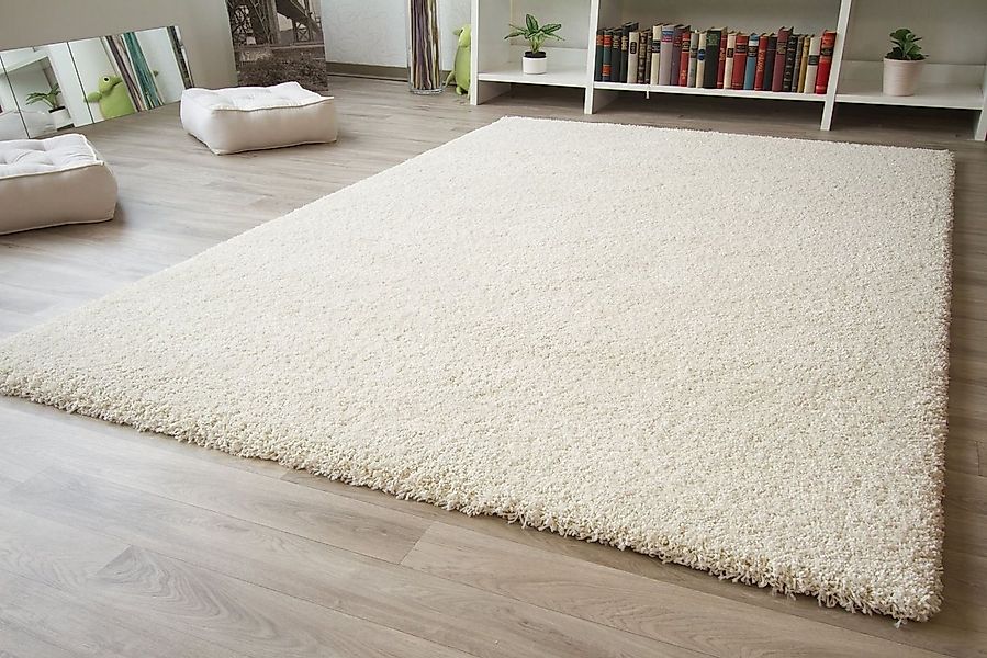 Steffensmeier Hochflor-Teppich Chamonix, Rechteckig, Shaggy, Langflor, Kuns günstig online kaufen