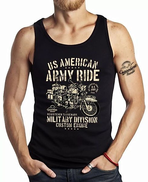 GASOLINE BANDIT® Tanktop für US-Army Military Biker Fans: Army Ride günstig online kaufen