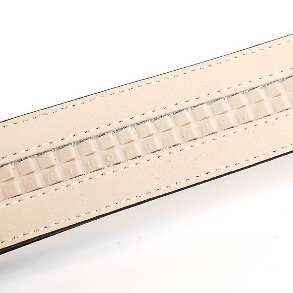 Anthoni Crown Ledergürtel, Perfekte Eleganz in Mocca für Anzüge und Jeans günstig online kaufen