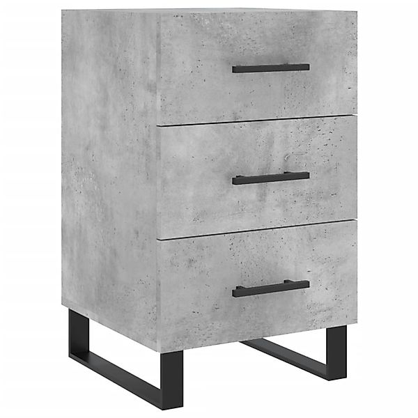 vidaXL Nachttisch Betongrau 40x40x66 cm Holzwerkstoff 827688 günstig online kaufen