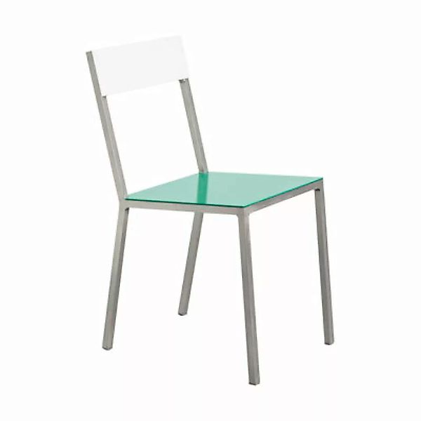 Stuhl Alu Chair metall weiß grün - valerie objects - Grün günstig online kaufen
