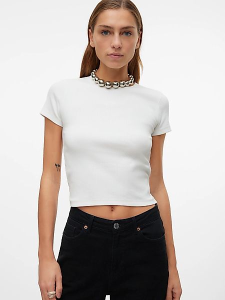 Vero Moda Rundhalsshirt "VMCHLOE SS SHORT TOP JRS NOOS" günstig online kaufen