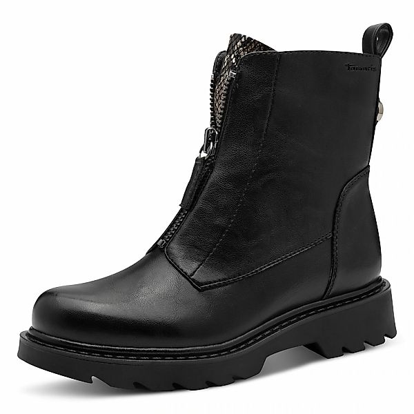 Tamaris Stiefelette, Blockabsatz, Boots mit Front- und Innenreißverschluss günstig online kaufen