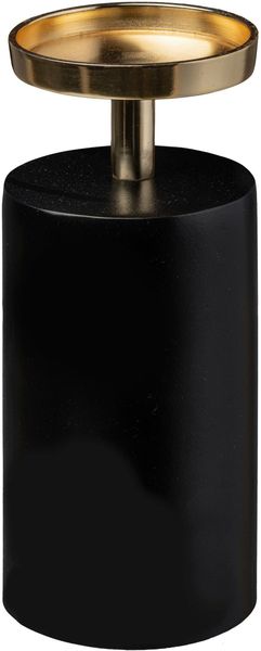 Leonique Kerzenhalter "Stumpenkerzenhalter Azlynn" aus Aluminium, mit goldf günstig online kaufen