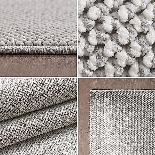 Carpettex Schlingenteppich Unicolor, Rechteckig, Höhe: 7 günstig online kaufen