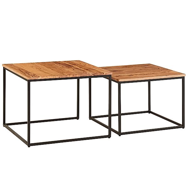 FINEBUY Satztisch FB67616 (Wohnzimmertisch Quadratisch, Kaffeetisch günstig online kaufen