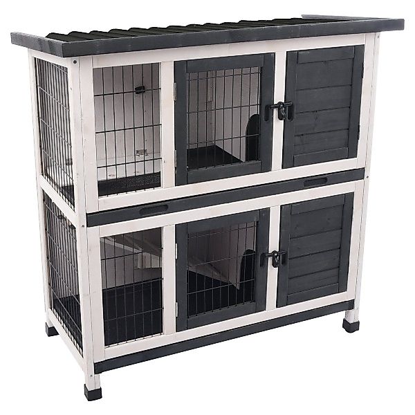 Flamingo Kleintierstall Kaninchenstall Combi 1 rustikal günstig online kaufen
