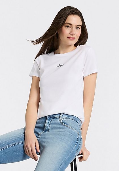 BOSS ORANGE T-Shirt Elove Embro Premium Damenmode mit Rundhals, Slim Fit günstig online kaufen