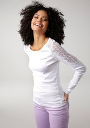 KangaROOS Langarmshirt Langarm, sehr figurbetonte Passform, günstig online kaufen