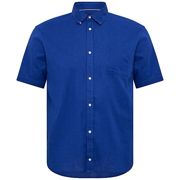 North Freizeithemd mit Leinen Farbe blau Größe: 7XL günstig online kaufen