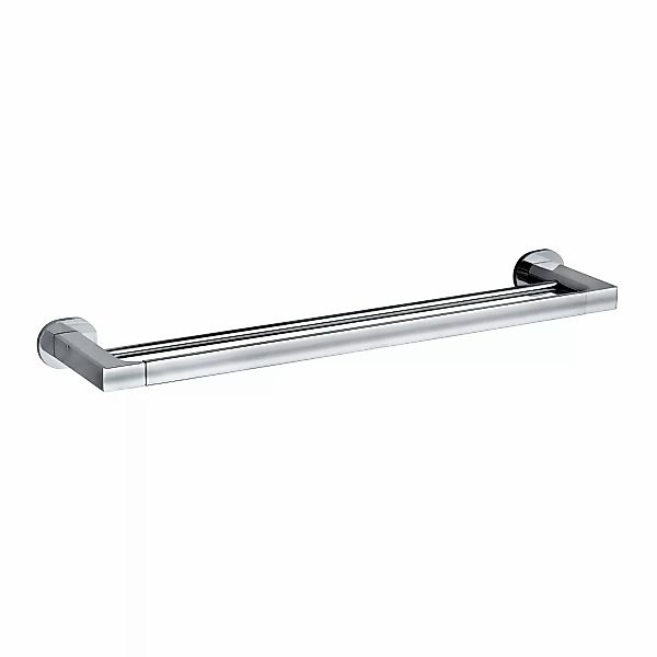 Wenko Badetuchstange Duo Maribor UV-Loc® 60 cm Silber Glänzend günstig online kaufen