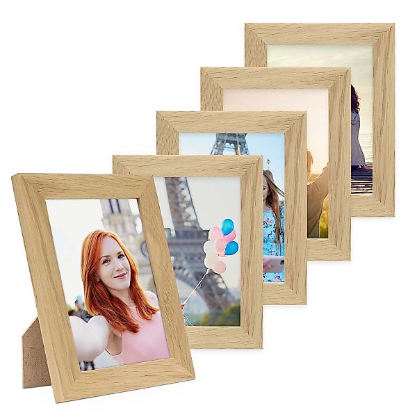 PHOTOLINI Bilderrahmen 5er Set breite Rahmen, günstig online kaufen