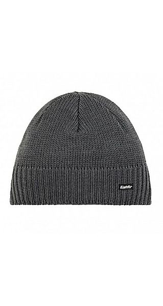 Eisbär Beanie Wintermütze Trop Strickmuster Merinowolle anthrazitgrau Herre günstig online kaufen