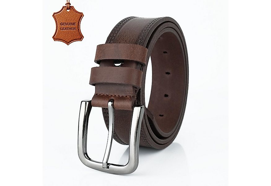 herémood Ledergürtel Gürtel Herren 4cm breit Ledergürtel Jeans Premium Gesc günstig online kaufen