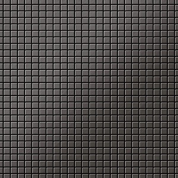 ALLOY Mosaik Fliese Massiv Metall Titan Gebürstet Dunkelgrau 1,6mm Glomesh- günstig online kaufen