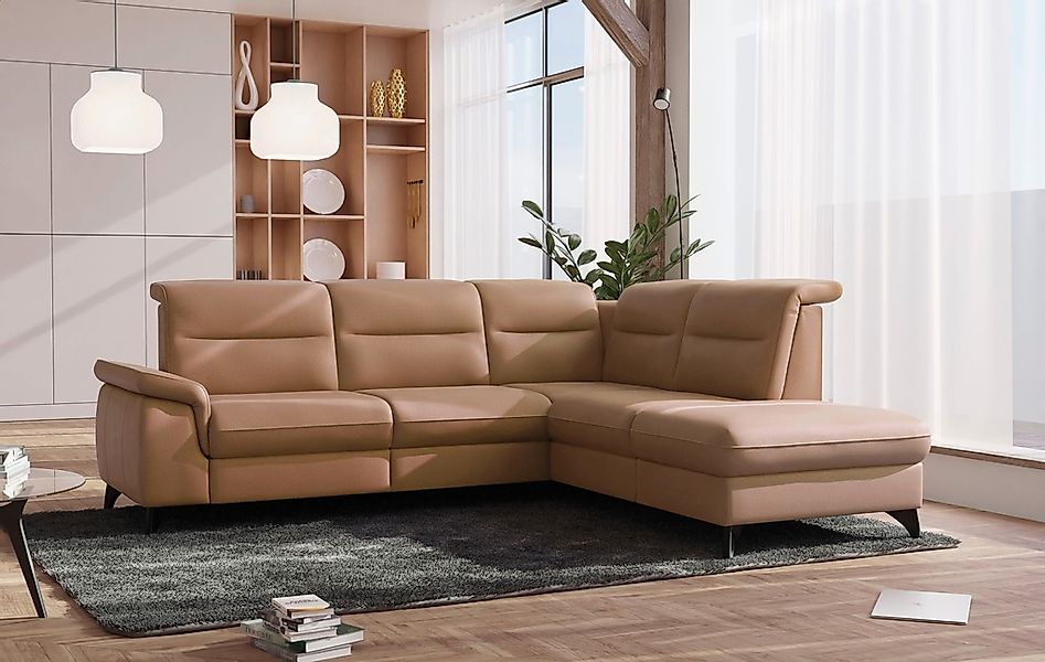 sit&more Ecksofa "Astoria L-Form" wahlweise mit motorischer Relaxfunktion günstig online kaufen