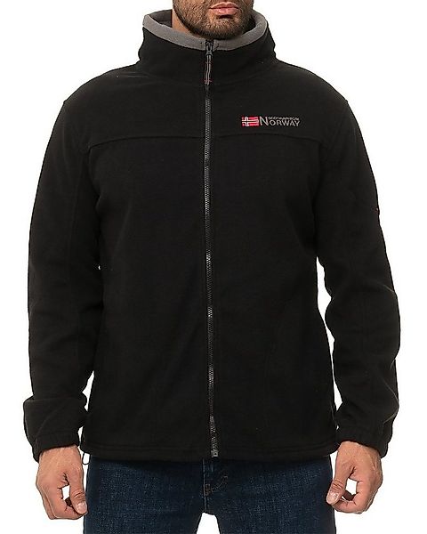 Geographical Norway Fleecejacke Herren Regular Fit Jacke batamazonie Black günstig online kaufen