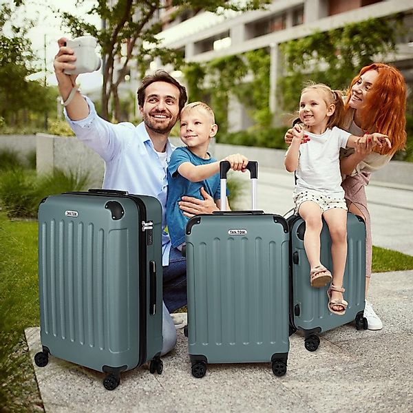 TAN.TOMI Hartschalen-Trolley Hartschalen-Koffer Trolley Rollkoffer Reisekof günstig online kaufen