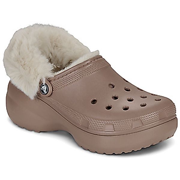 Crocs  Clogs Cls Platfm Lined Fuzz Strap Cg günstig online kaufen