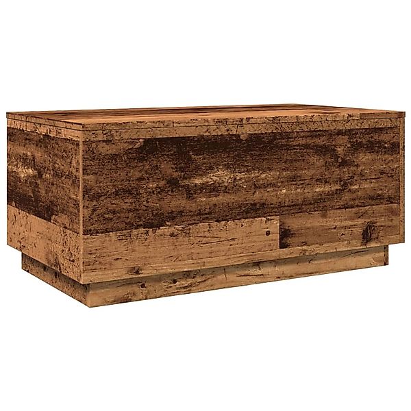 vidaXL Couchtisch mit LED-Leuchten Altholz-Optik 90x50x40 cm 857722 günstig online kaufen
