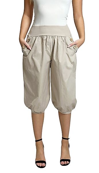 Mississhop Caprihose Damen Capri Hose Haremhose günstig online kaufen
