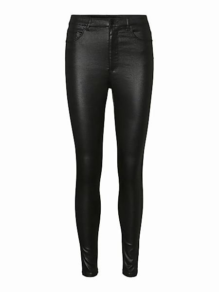 VERO MODA Vmloa High Waist Skinny Fit Jeans Damen Schwarz günstig online kaufen