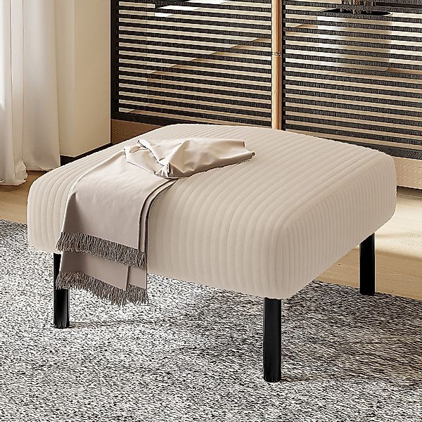 STILVORA Wohnzimmer-Set aus Cordstoff,Hocker Fußbank mit günstig online kaufen