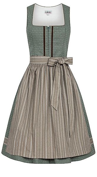 Nübler Trachtenkleid Midi Dirndl Franzi in Salbei von Nübler günstig online kaufen