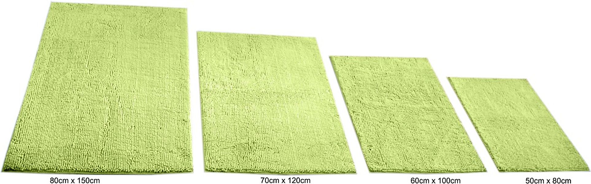 KiNZLER Badematte "Chenille" Höhe 18 mm rutschhemmend beschichtet fußbodenh günstig online kaufen