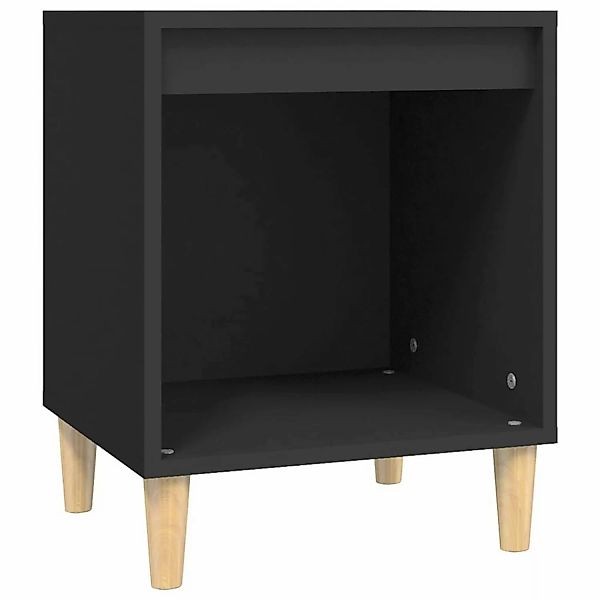 Vidaxl Nachttisch Schwarz 40x35x50 Cm Holzwerkstoff günstig online kaufen