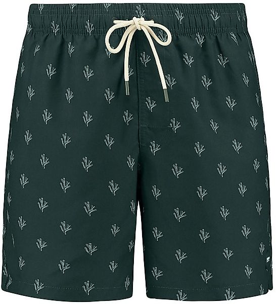 Shiwi Badeshorts Mike Sketched Coral Dunkelgrün - Größe S günstig online kaufen