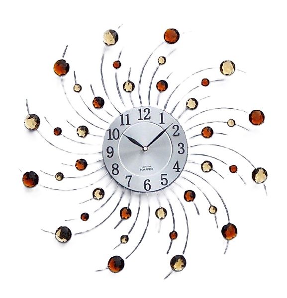Elektronik SCHÄFER Wanduhr Ø 50cm Modernes günstig online kaufen