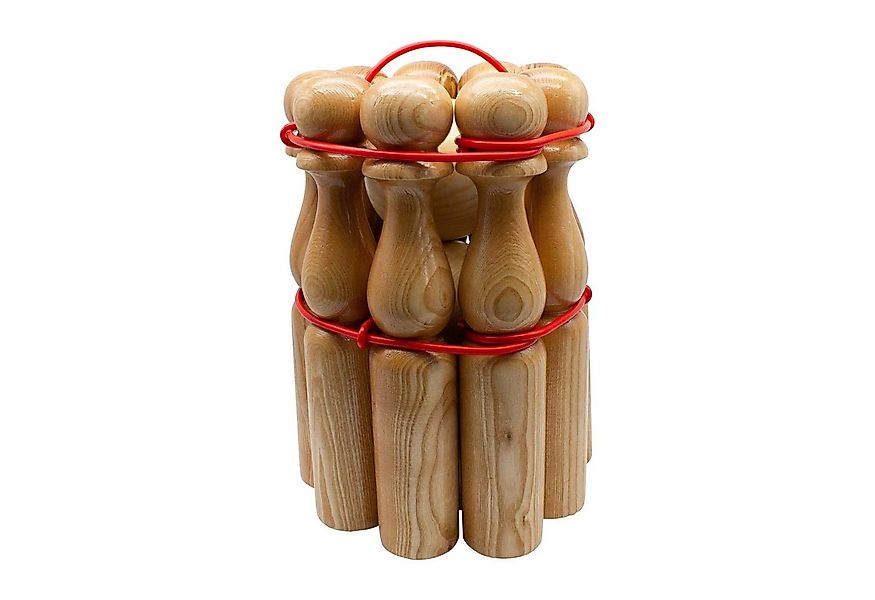 GICO Spielzeug-Gartenset GICO Kegelspiel Kegel Set Bowling aus Holz -Höhe 3 günstig online kaufen