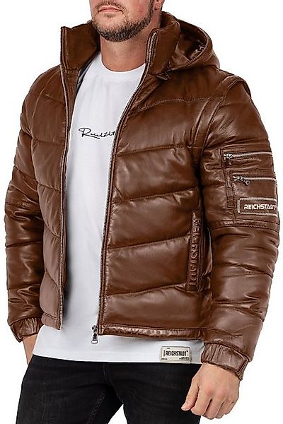 Reichstadt Bomberjacke Herren Echtleder Jacke 22RS32LUX Cognac 3XL mit abne günstig online kaufen