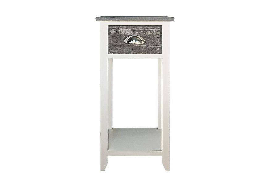 HTI-Living Beistelltisch Beistelltisch Mia Landhaus Weiß Grau (Stück, 1-St. günstig online kaufen