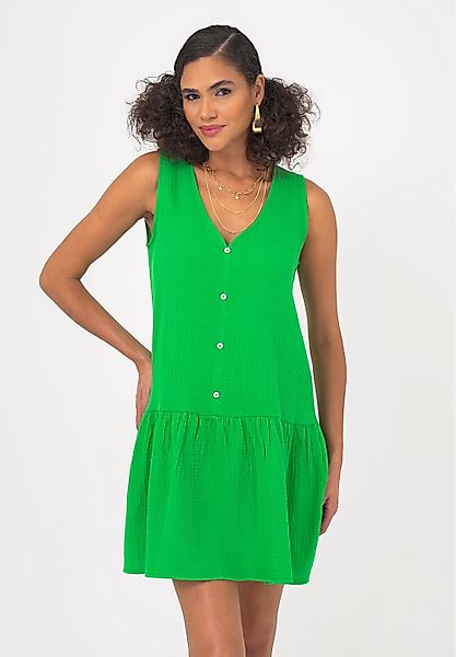 freshlions Jerseykleid "Penelope", (1 tlg.), mit klassischem V-Ausschnitt günstig online kaufen