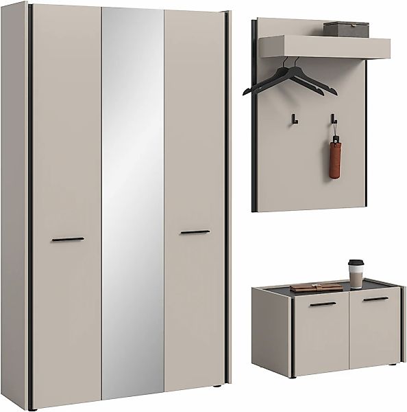 Home affaire Garderoben-Set "RAK, 3-teilige Garderoben-Kombination, Breite günstig online kaufen