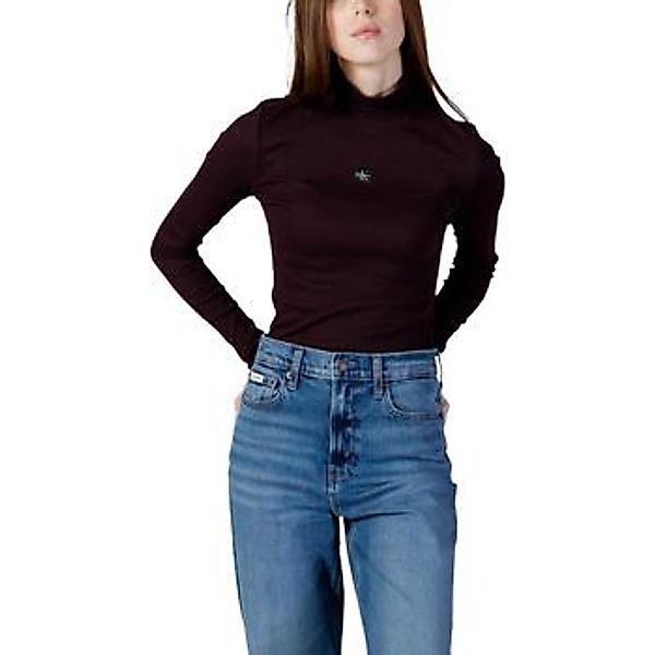 Calvin Klein Jeans  Pullover LS WOVEN LABEL TURTL LV047D203G günstig online kaufen