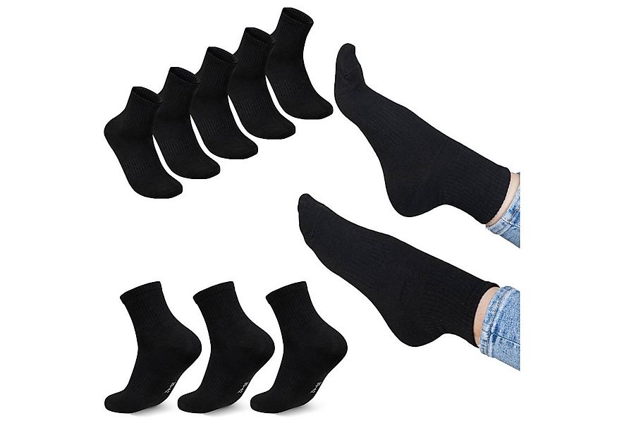EAAKIE Sportsocken Sport-/Tennissocken Unisex Socken 5/10/20 Paar Baumwolle günstig online kaufen