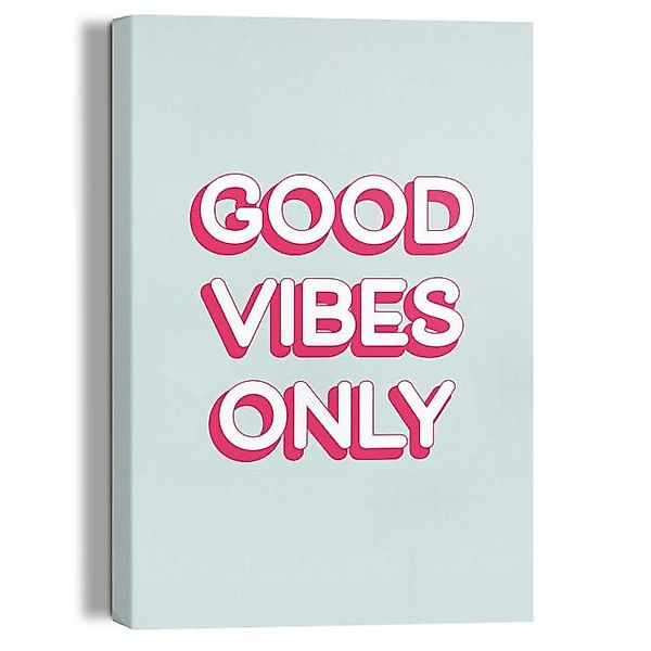 Wandbild GOOD VIBES Giclee on Canvas ca. 20x30 cm GCN90700 günstig online kaufen