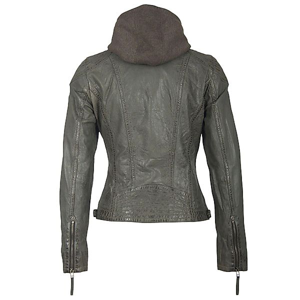 Mauritius Lederjacke CASEY mit abnehmbarem Kapuzen-Sweateinsatz günstig online kaufen