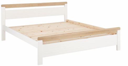 Home affaire Massivholzbett ""CAPRE" im skandinavischem Landhausstil" in ve günstig online kaufen