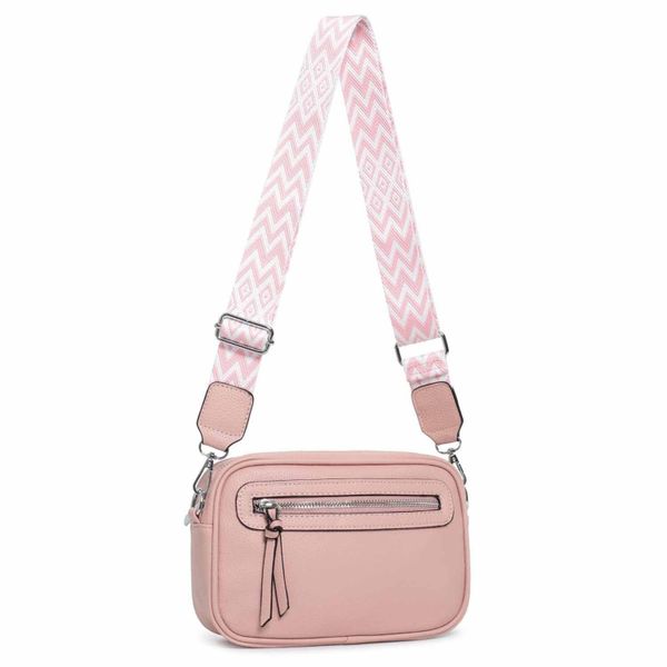 ITALYSHOP24 Schultertasche Damen Umhängetasche CrossBody Brusttasche günstig online kaufen