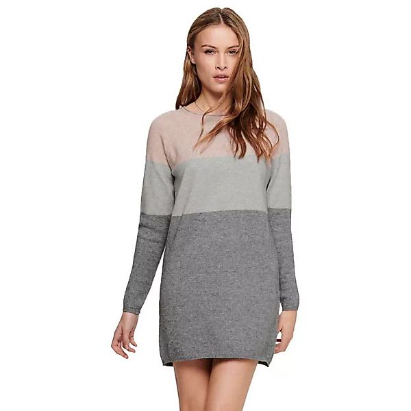 Only Lillo Knit Kurzes Kleid XS Mahogany Rose / Melange / Light Grey / Medi günstig online kaufen